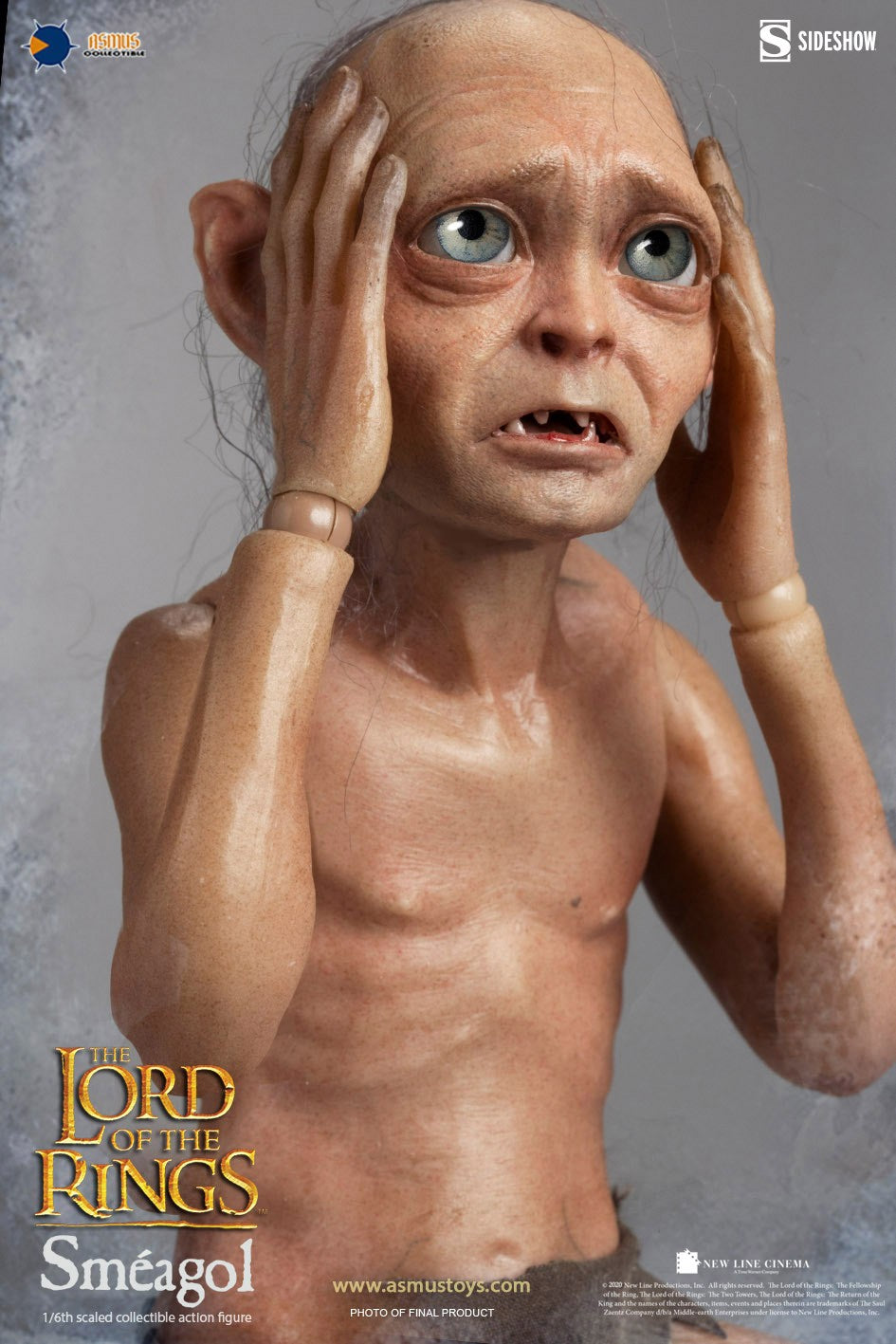 Asmus Collectible Toys: The Lord Of The Rings - Smeagol Escala 1/6