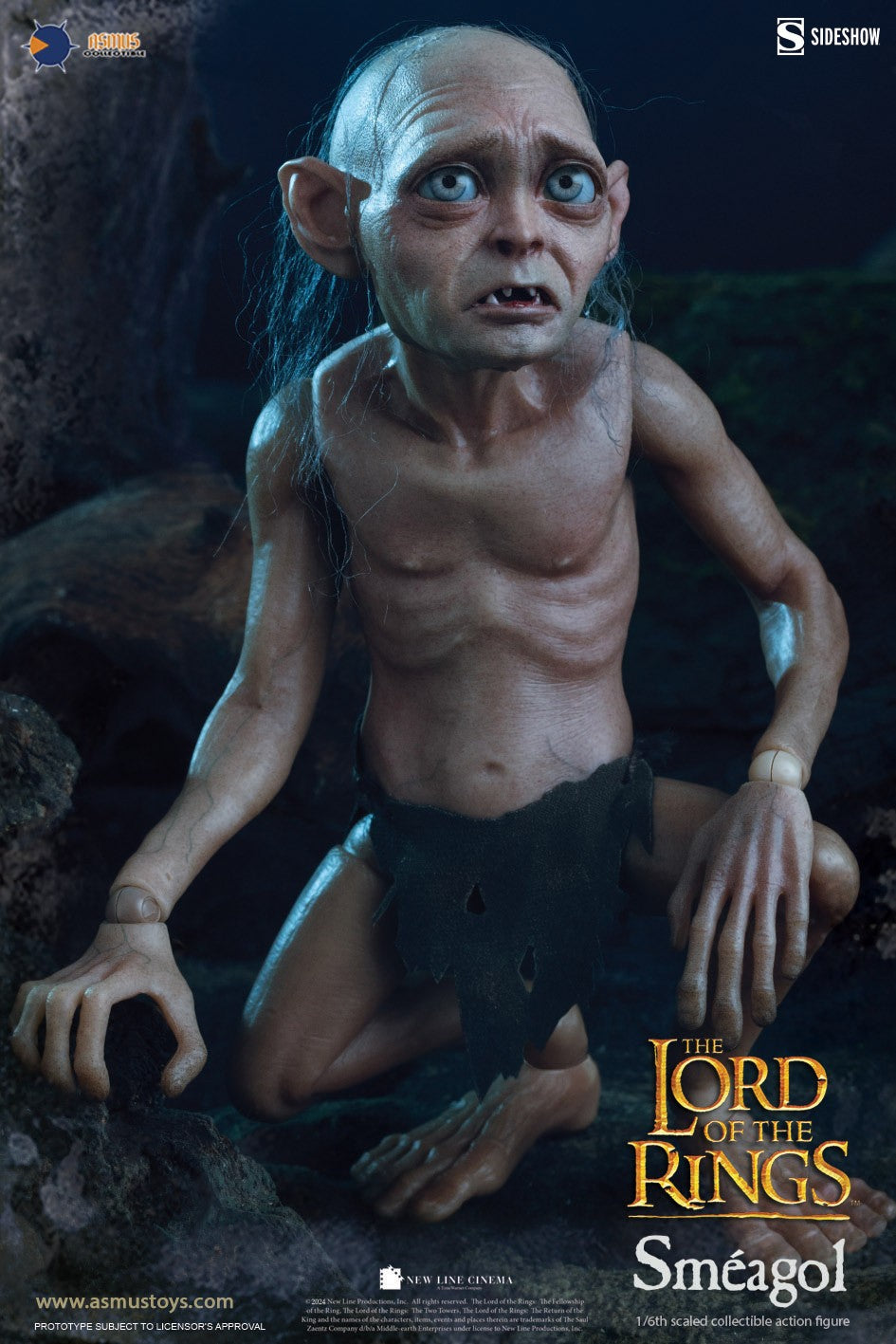 Asmus Collectible Toys: The Lord Of The Rings - Smeagol Escala 1/6