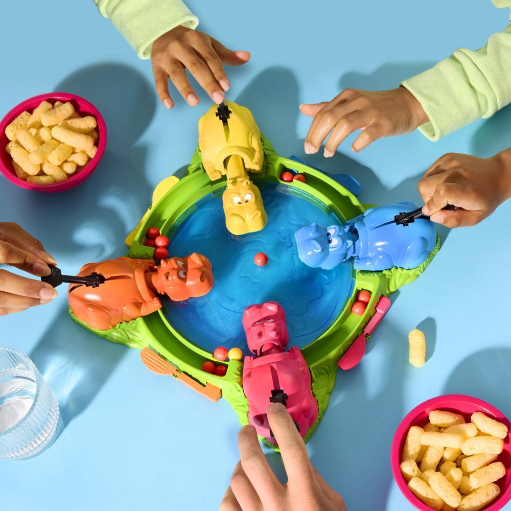 Hasbro Gaming: Hippos Glotones Refresh Juego De Mesa