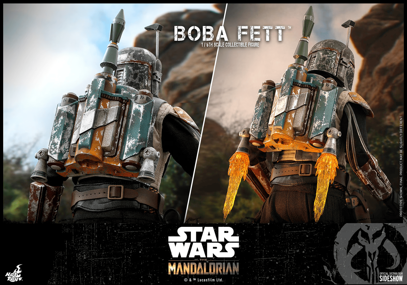 Hot Toys Television Masterpiece: Star Wars The Mandalorian - Boba Fett Escala 1/6