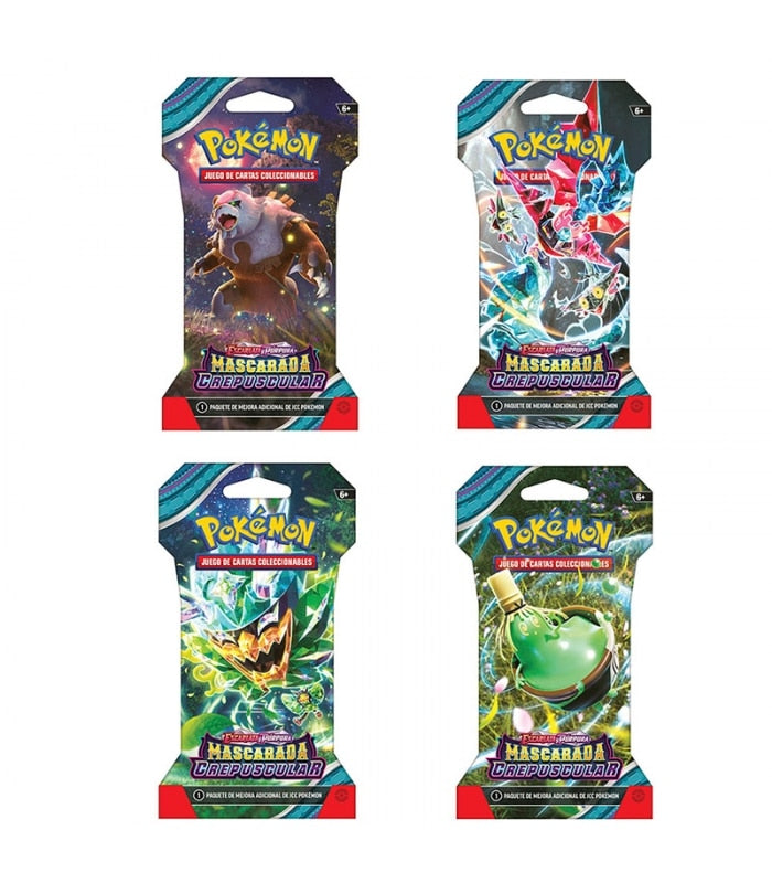 Pokemon TCG Escarlata y Purpura: Mascarada Crepuscular - Sleeved Booster En Español