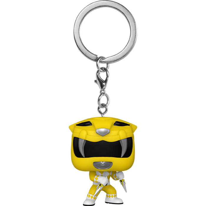 Funko Pop Keychain: Mighty Morphin Power Rangers 30 Aniversario - Yellow Ranger Llavero