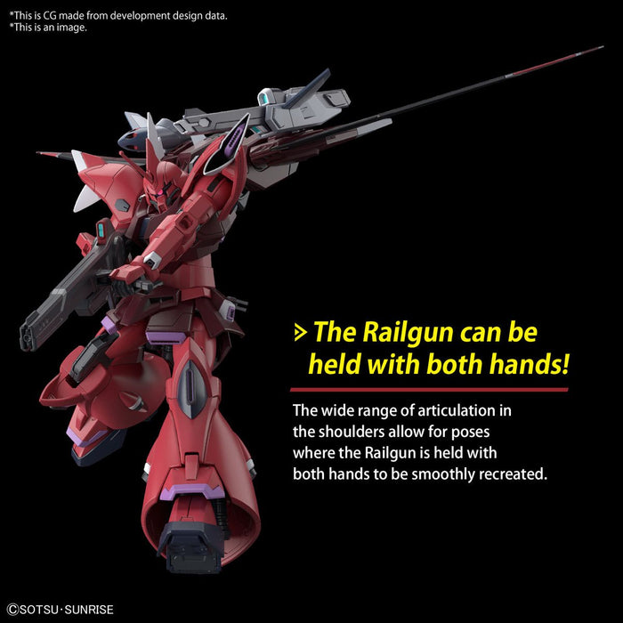 Bandai Hobby Gunpla High Grade Model Kit: Mobile Suit Gundam Seed Freedom Movie - Gelgoog Menace Tentative Escala 1/144