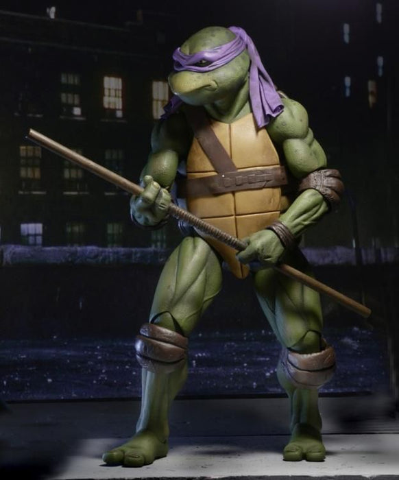 NECA Figura de Accion: TMNT Tortugas Ninja 1990 - Donatello Escala 1/4