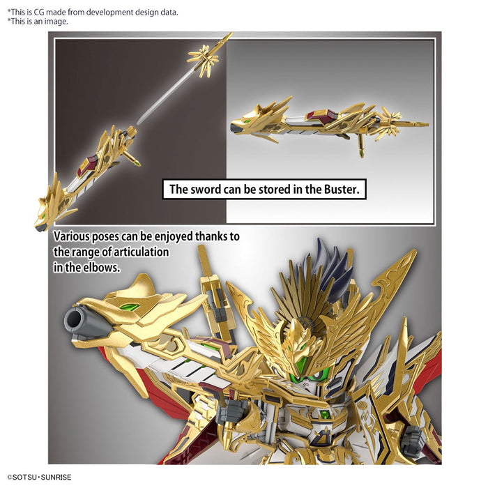 Bandai Hobby Gunpla Model Kit: SD Gundam World Heroes - Tenkamuso Daishogun Kit De Plastico