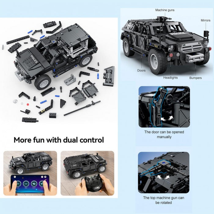 CaDA Chassis Off Road Platform Series: Fierce Warrior SUV Control Dual Escala 1/10