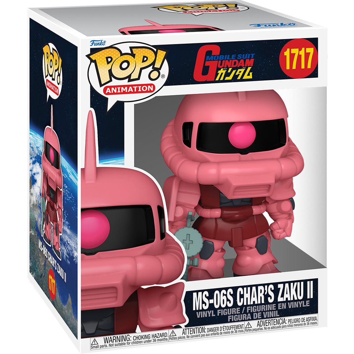 Funko Pop Super: Mobile Suit Gundam - MS 06S Chars Zaku II 6 Pulgadas