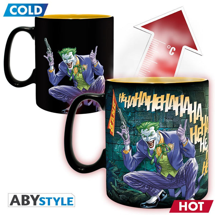 ABYStyle Taza Termocromatica: Dc Comics - Batman vs The Joker 460 ml