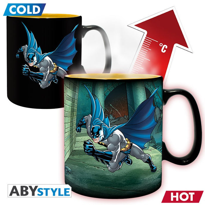 ABYStyle Taza Termocromatica: Dc Comics - Batman vs The Joker 460 ml