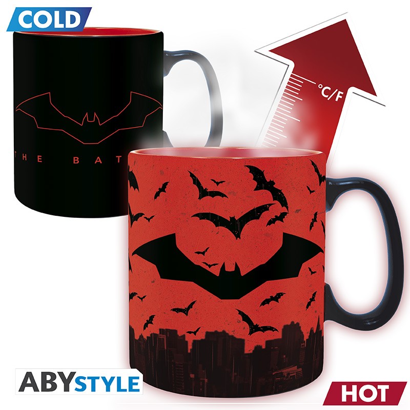 ABYstyle Taza Termocromatica: DC Comics - Batman 460 ml