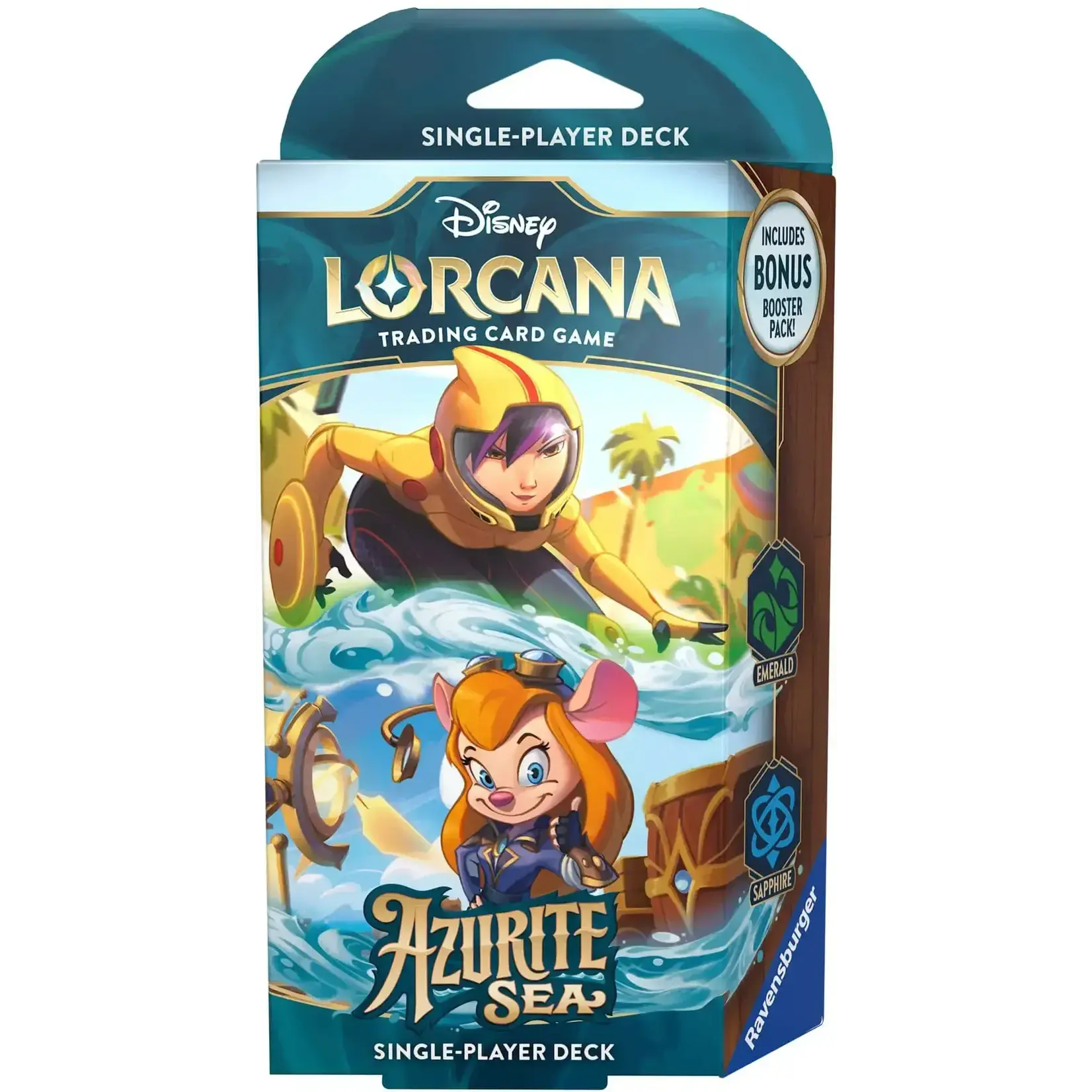 Lorcana: Azurite Sea - Starter Deck B Gogo Tomago y Gadget En Ingles