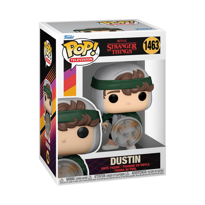 Funko Pop TV: Stranger Things S4 - Hunter Dustin Con Escudo