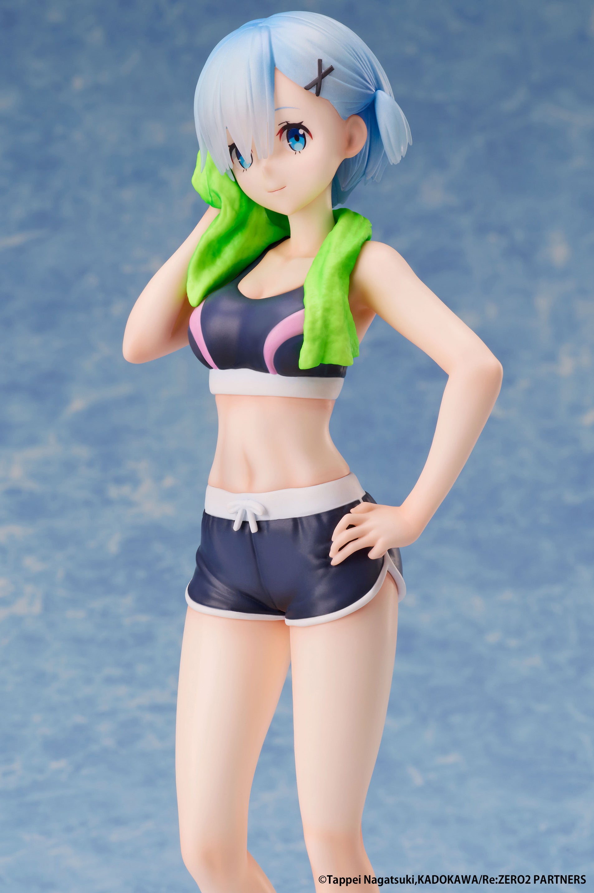 Elcoco Scale Figure: Re Zero Starting Life In Another World - Rem Sports Wear Escala 1/7