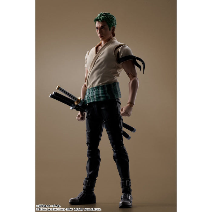 Bandai Tamashii Nations SH Figuarts: One Piece Netflix - Roronoa Zoro Figura De Accion