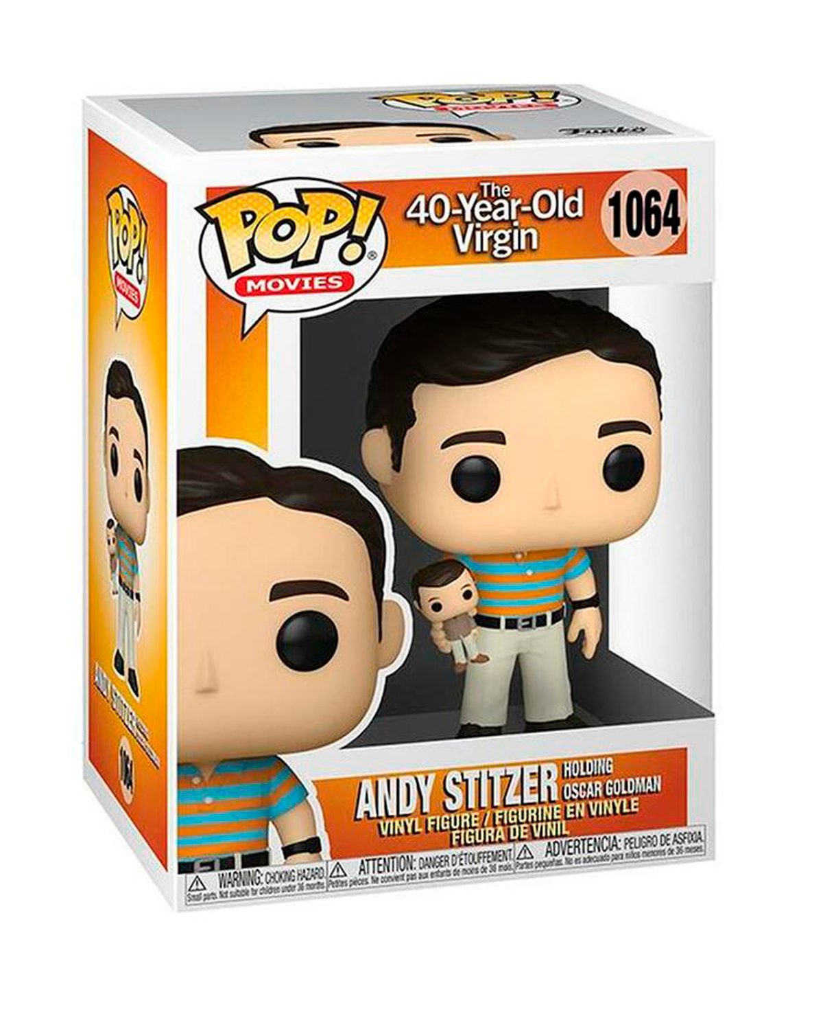 Funko Pop Movies: Virgen a los 40 - Andy con Oscar