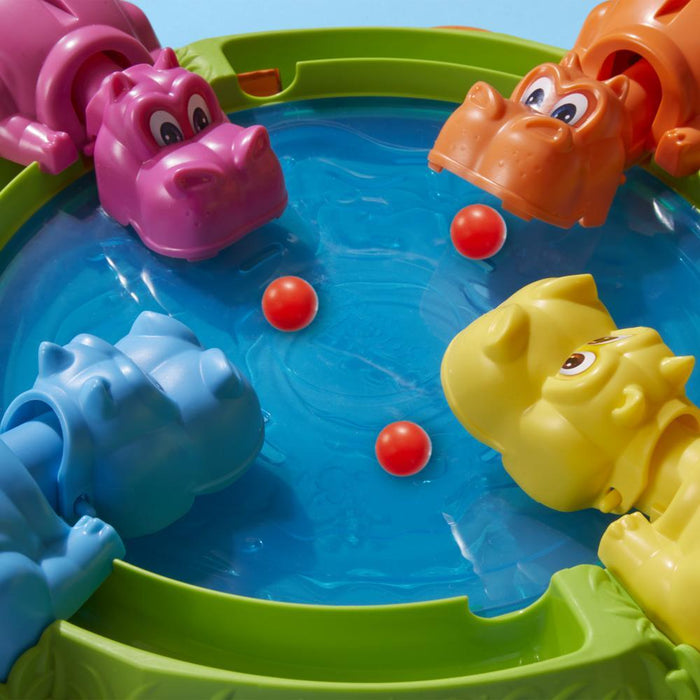 Hasbro Gaming: Hippos Glotones Refresh Juego De Mesa