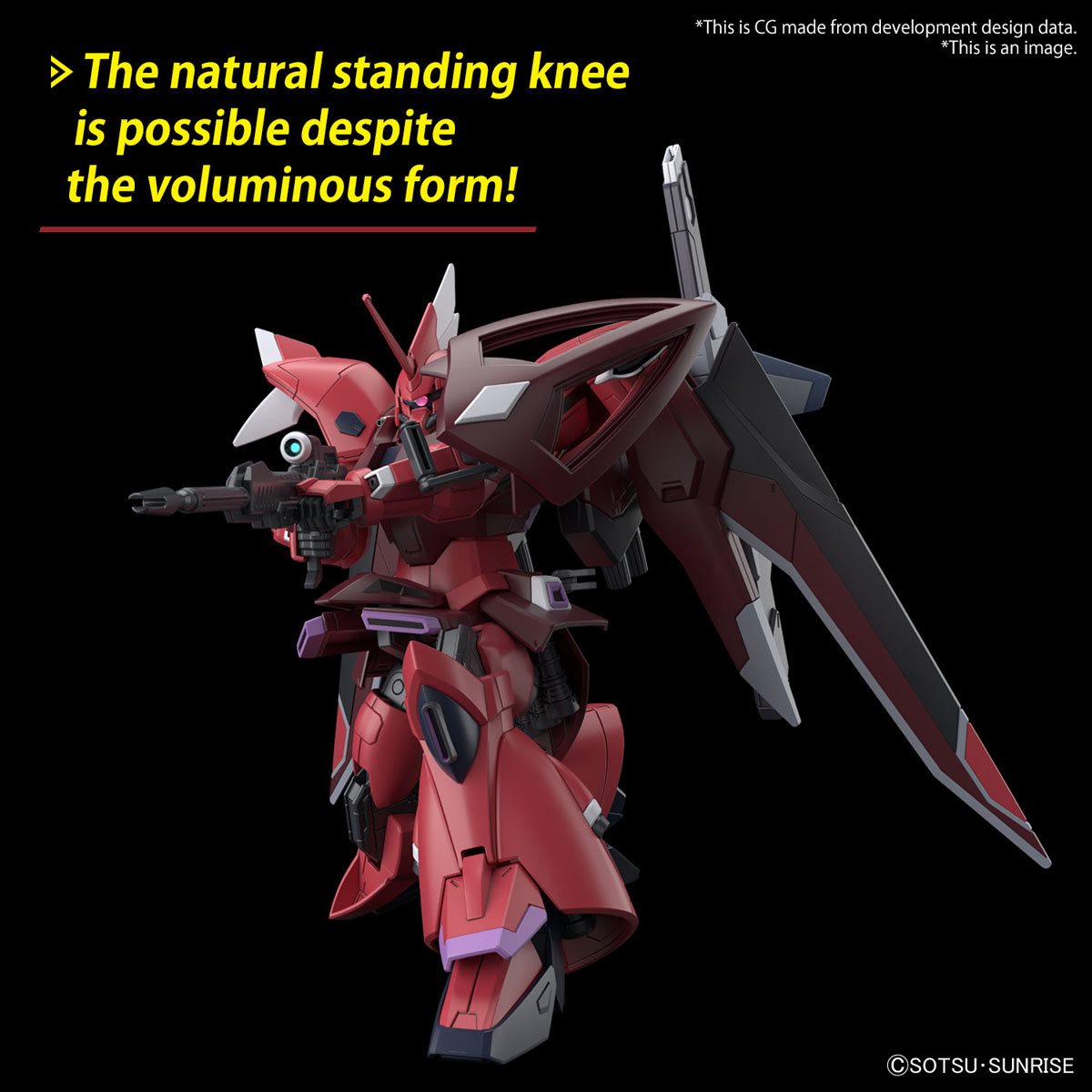 Bandai Hobby Gunpla High Grade Model Kit: Mobile Suit Gundam Seed Freedom Movie - Gelgoog Menace Tentative Escala 1/144