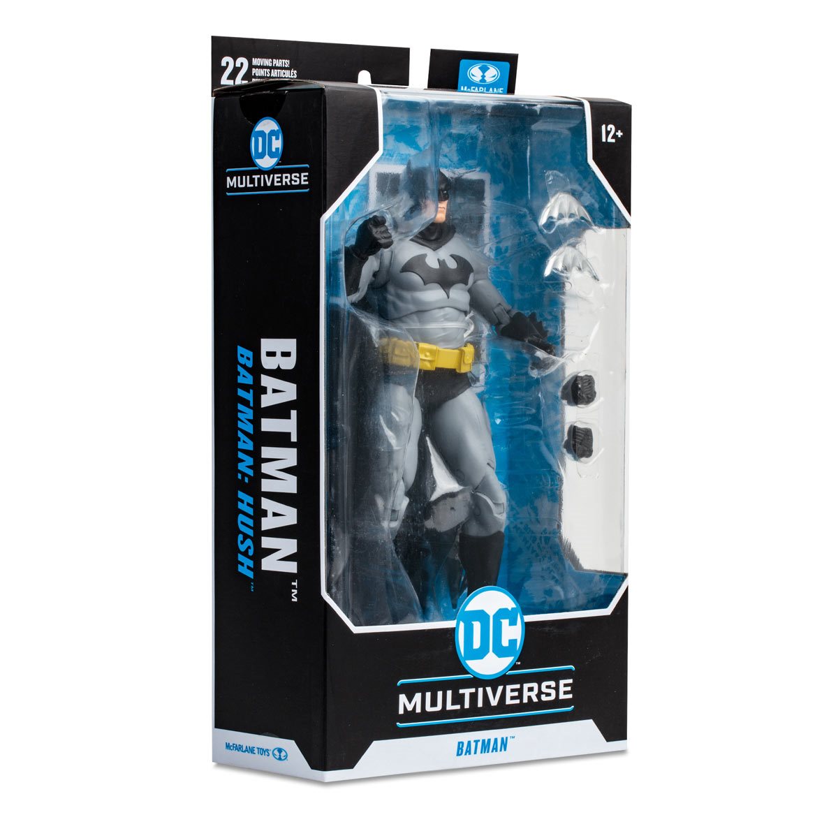 McFarlane Figura de Accion: DC Batman Hush - Batman Black And Grey 7 Pulgadas