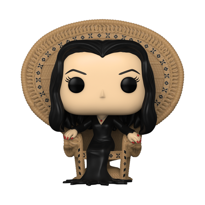 Funko Pop Deluxe: Los Locos Adams - Morticia Addams Con Silla