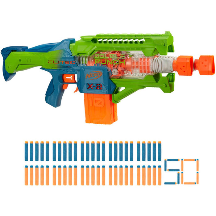 Nerf Elite 2.0: Lanzador Motorizado Double Punch