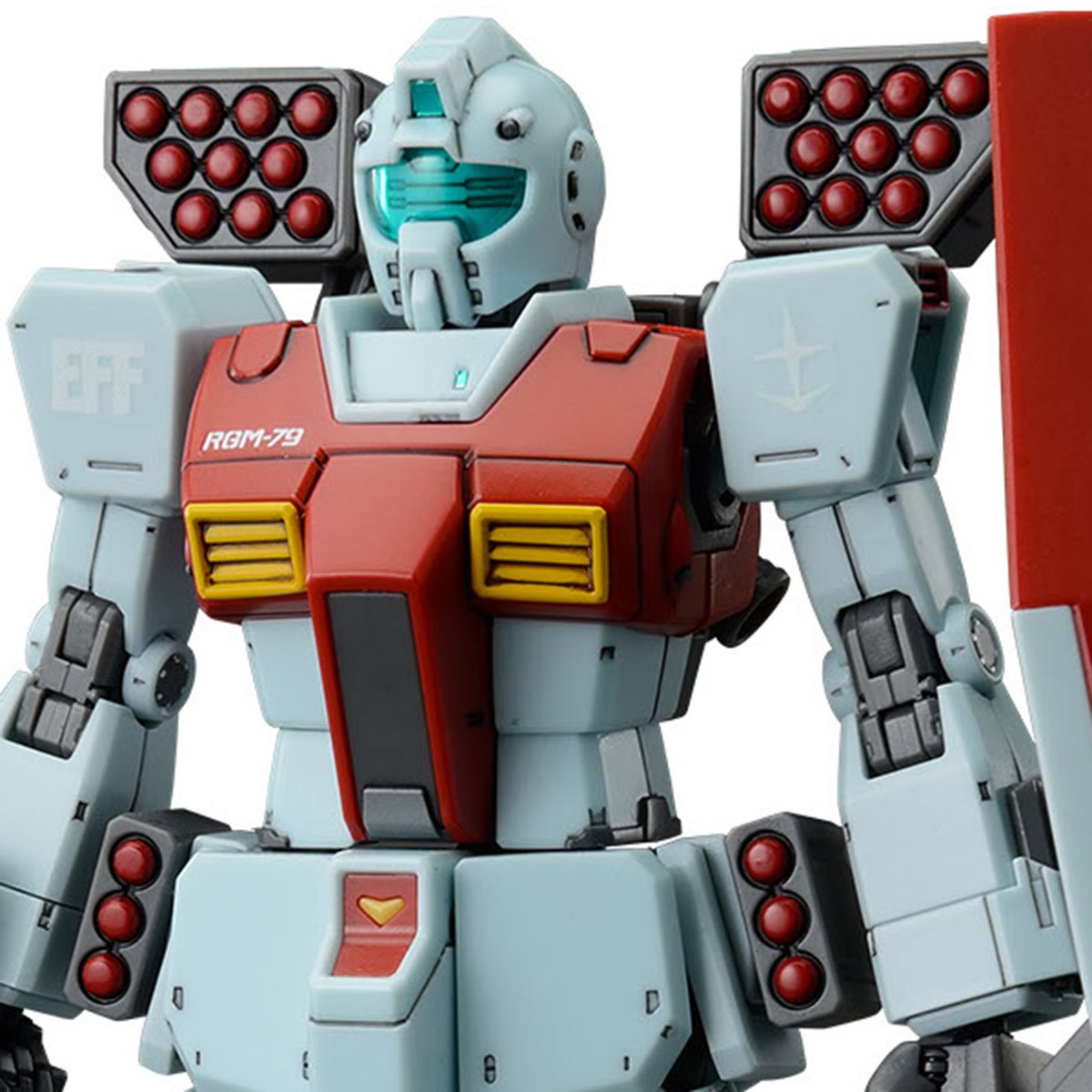 Bandai Hobby Gunpla High Grade Model Kit: Mobile Suit Gundam - GM Cannon Missile Pod Escala 1/144 Kit De Plastico