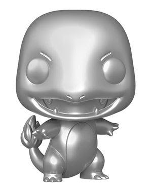 Funko Pop Games: Pokemon - Charmander Plateado Metalico