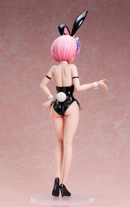 Freeing Scale Figure: Re Zero Starting Life In Another World - Ram Bare Leg Bunny 2Nd Escala 1/4