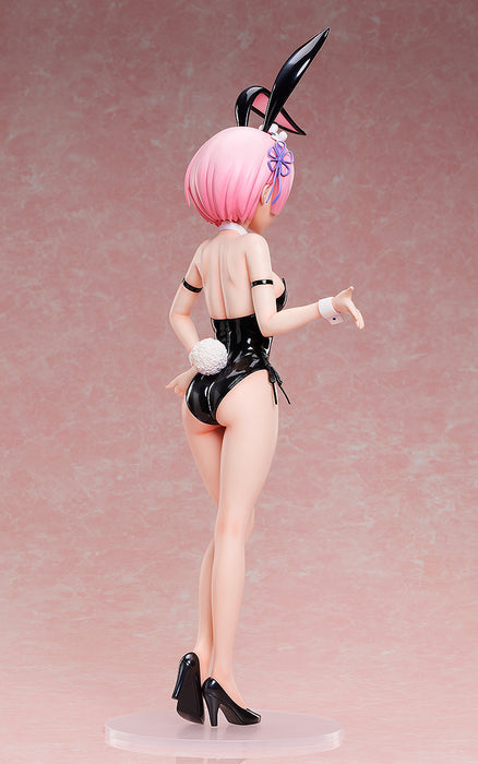 Freeing Scale Figure: Re Zero Starting Life In Another World - Ram Bare Leg Bunny 2Nd Escala 1/4