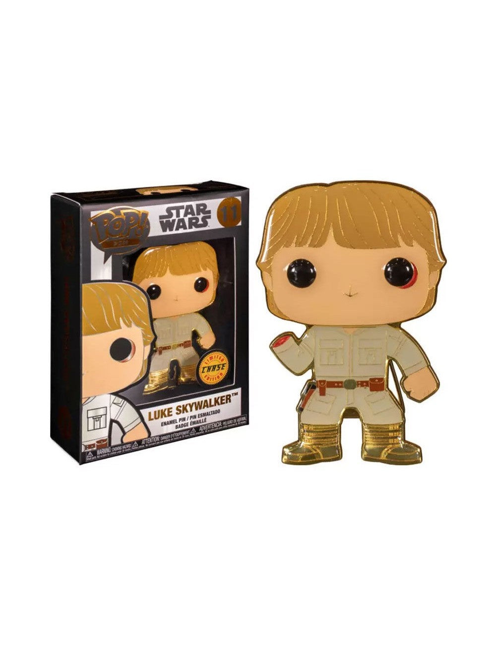 Funko Pop Pin: Star Wars - Luke Skywalker Chase