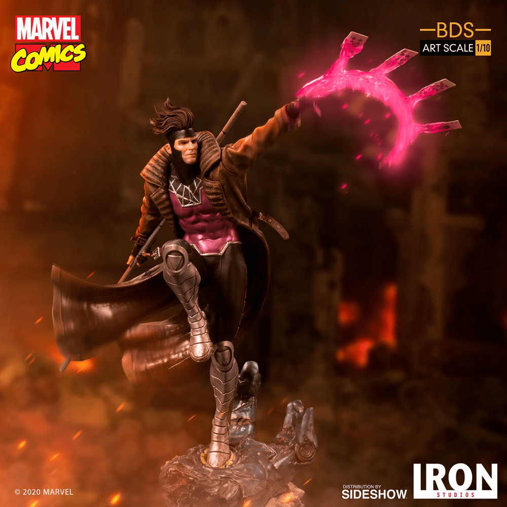 IRON Studios: X Men - Gambito Escala de Arte 1/10