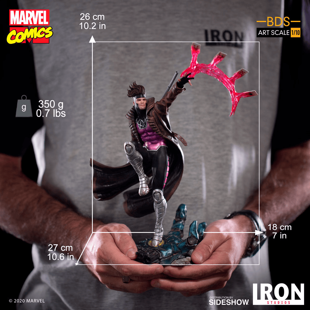 IRON Studios: X Men - Gambito Escala de Arte 1/10