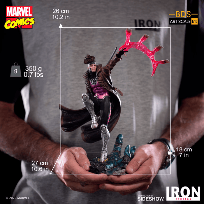 IRON Studios: X Men - Gambito Escala de Arte 1/10