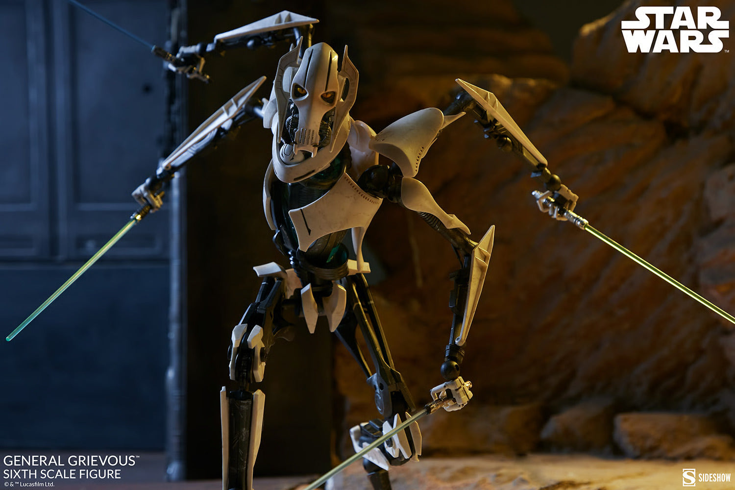 Sideshow Star Wars: Episodio 3 - General Grievous Escala 1/6