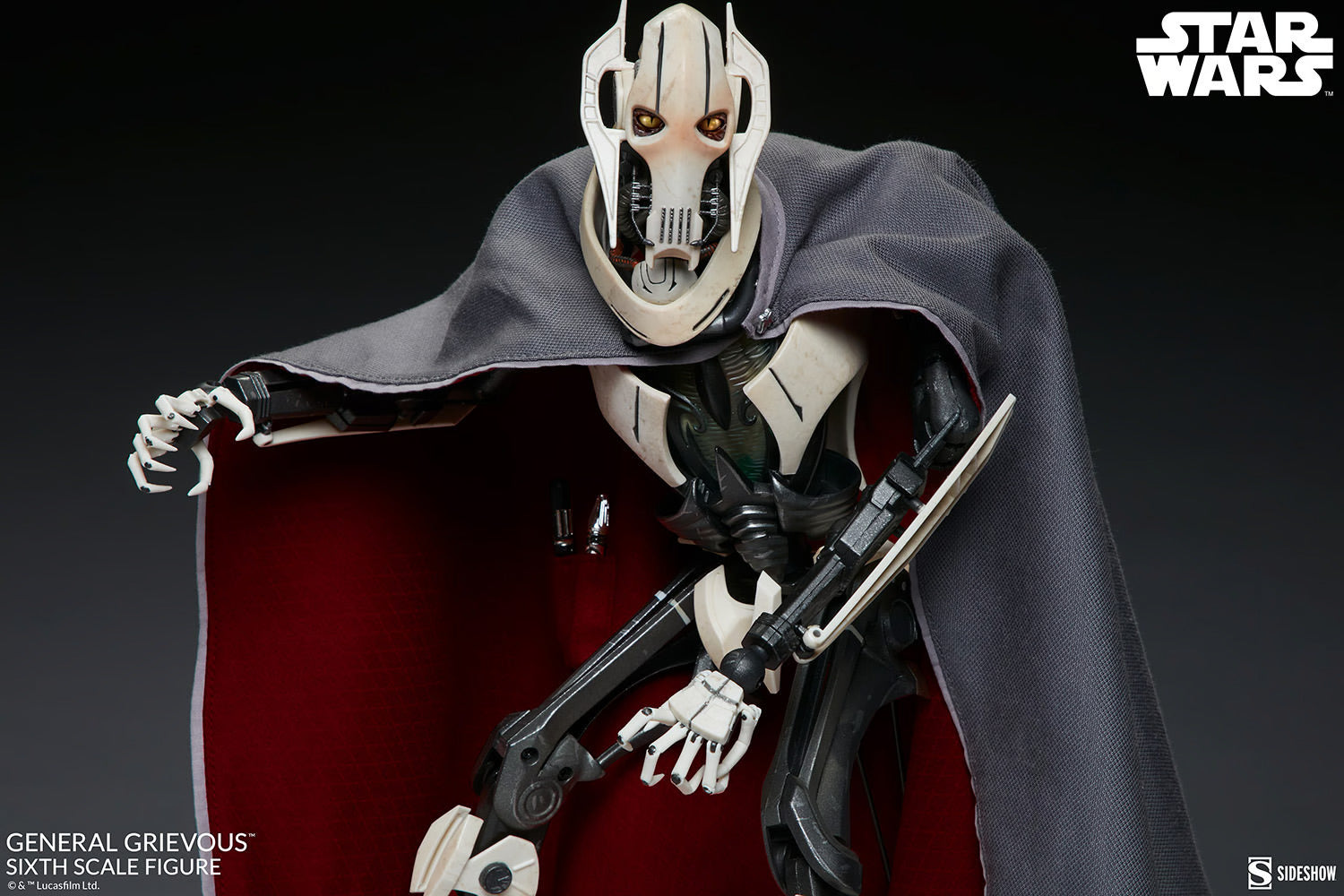 Sideshow Star Wars: Episodio 3 - General Grievous Escala 1/6