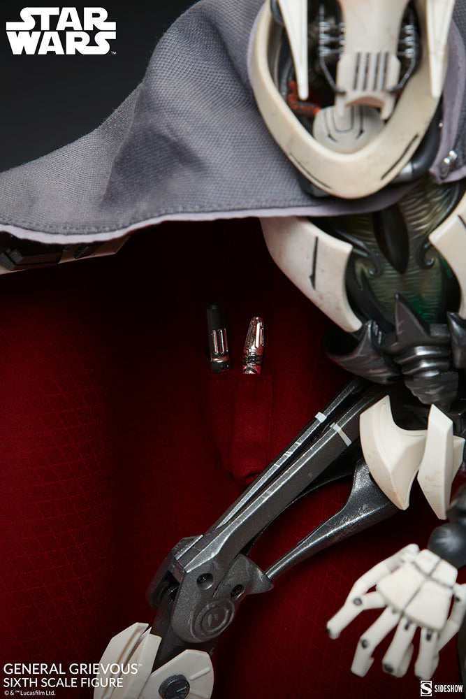 Sideshow Star Wars: Episodio 3 - General Grievous Escala 1/6