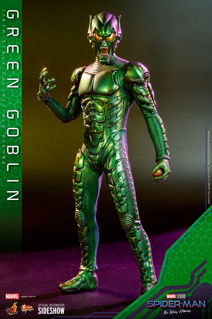 Hot Toys Movie Masterpiece Series: Spider Man No Way Home - Duende Verde Escala 1/6