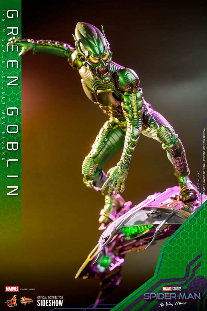 Hot Toys Movie Masterpiece Series: Spider Man No Way Home - Duende Verde Escala 1/6