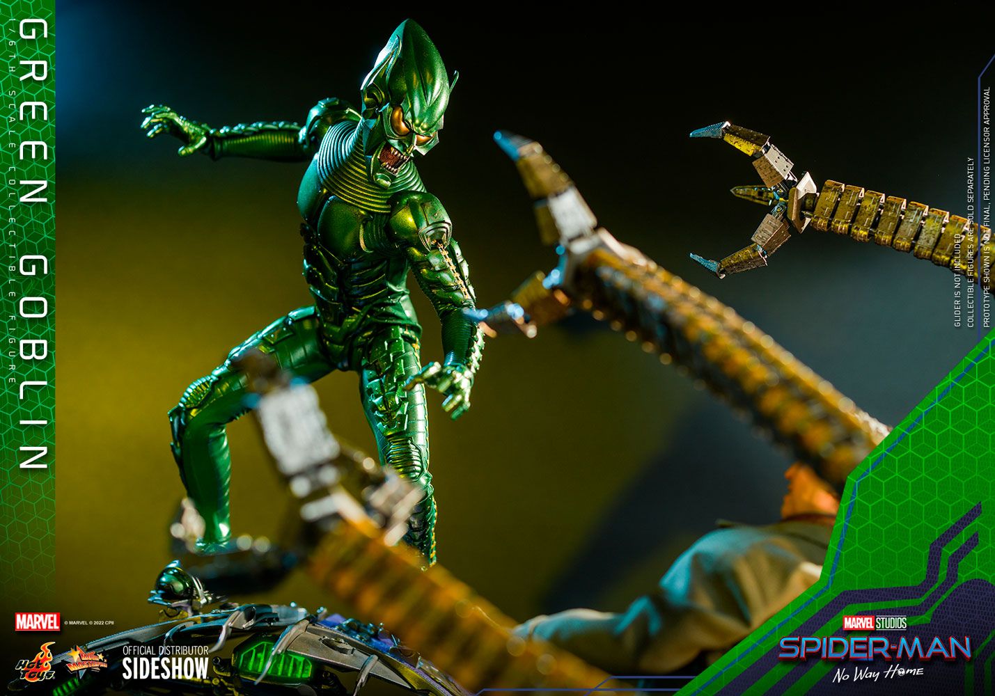 Hot Toys Movie Masterpiece Series: Spider Man No Way Home - Duende Verde Escala 1/6