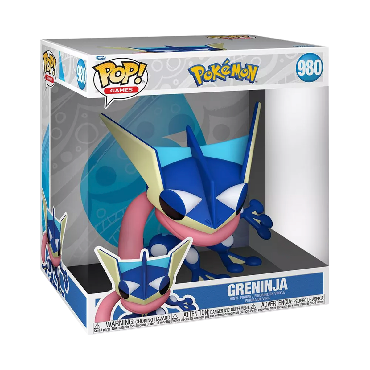 Funko Pop Jumbo: Pokemon - Greninja 10 Pulgadas Exclusivo