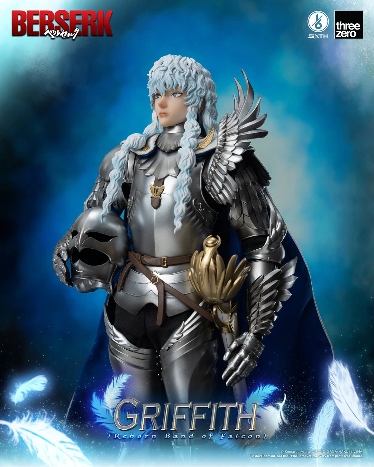 Threezero Collectible Figure: Berserk - Griffith Banda del Halcon Escala 1/6