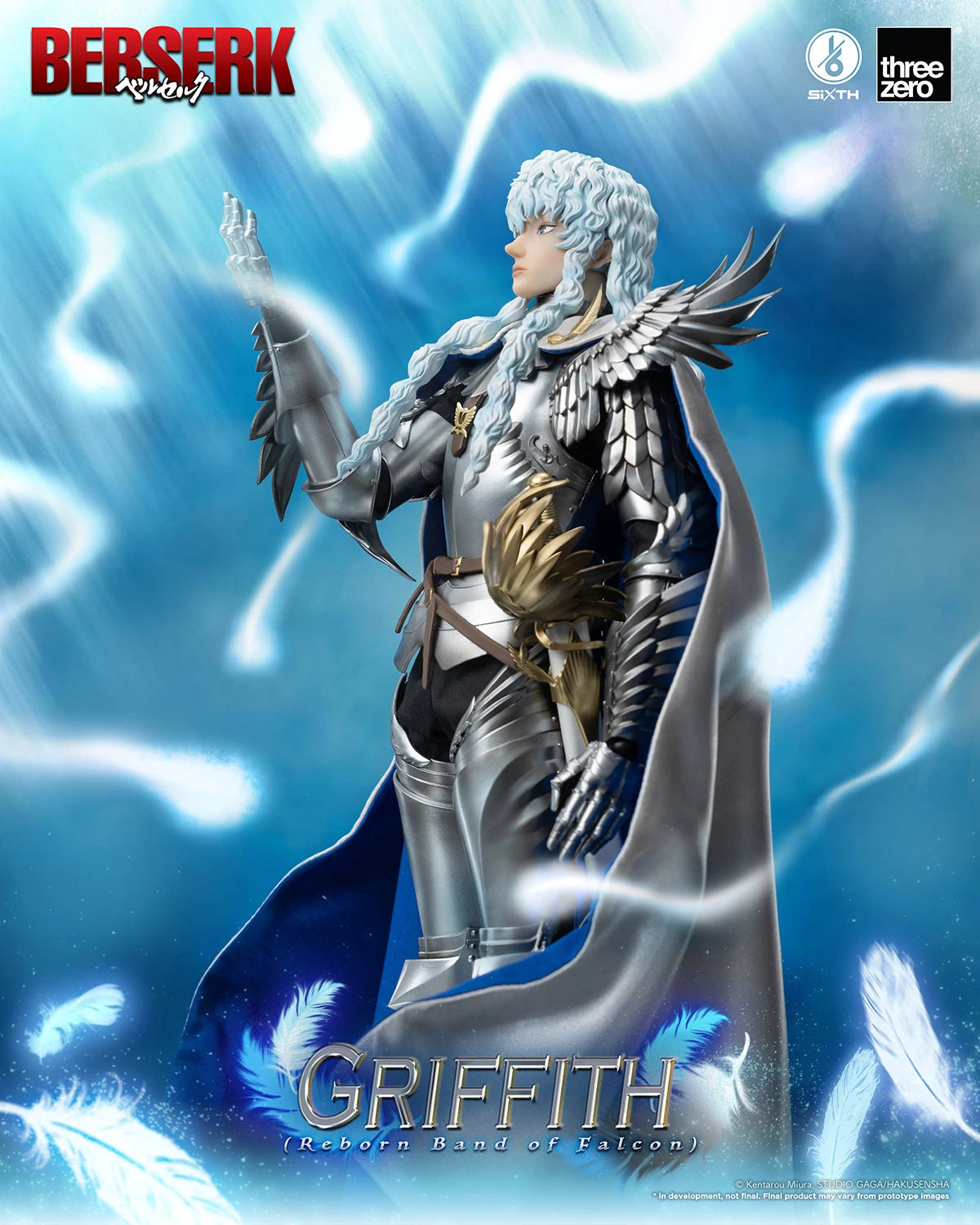 Threezero Collectible Figure: Berserk - Griffith Banda del Halcon Escala 1/6