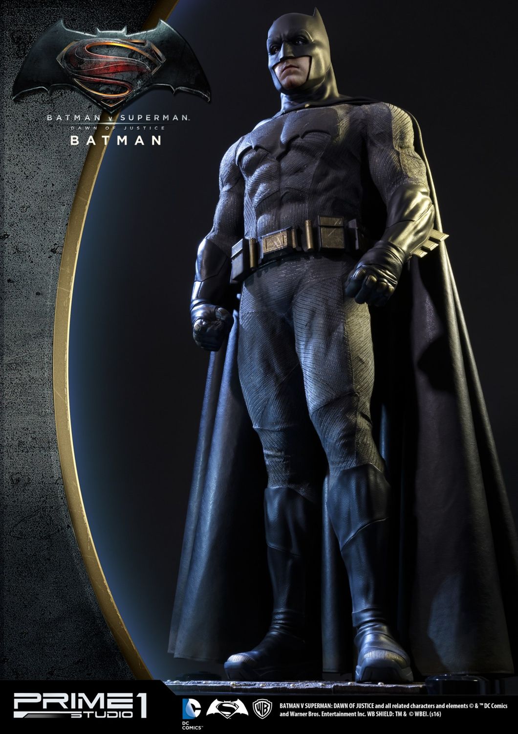 Prime 1 Studios High Definition Museum Masterline: Batman V Superman Dawn Of Justice - Batman 43 Pulgadas