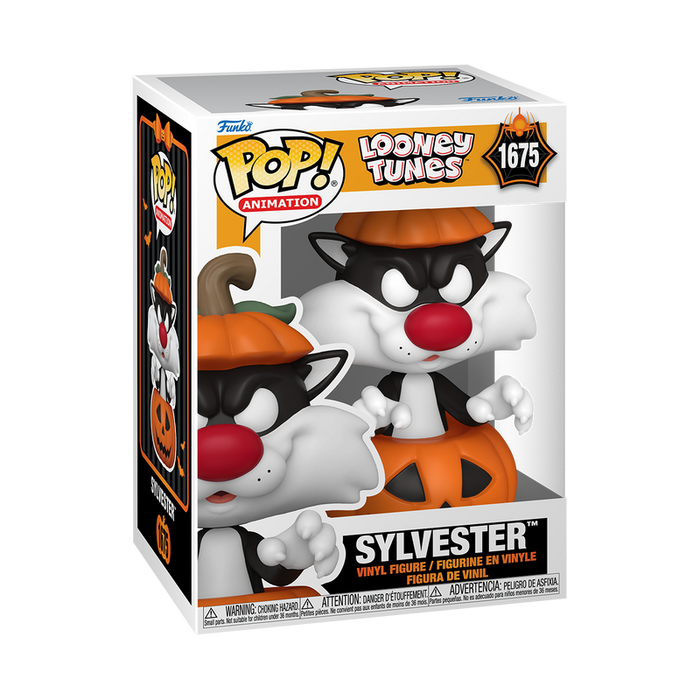 Funko Pop Animation: Looney Tunes Halloween - Sylvestre Con Calabaza