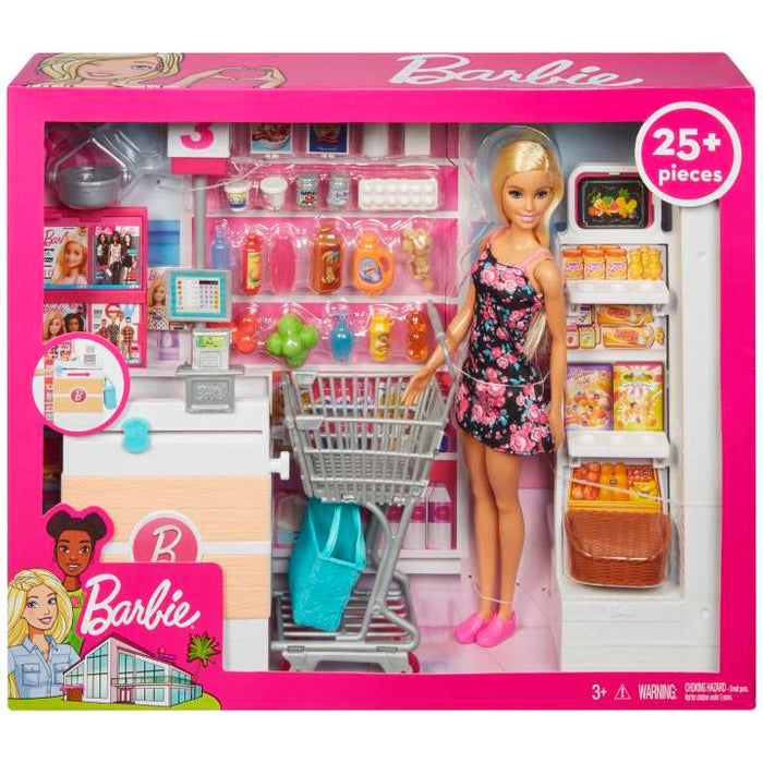 Barbie: Set De Juego - Barbie En El Supermercado