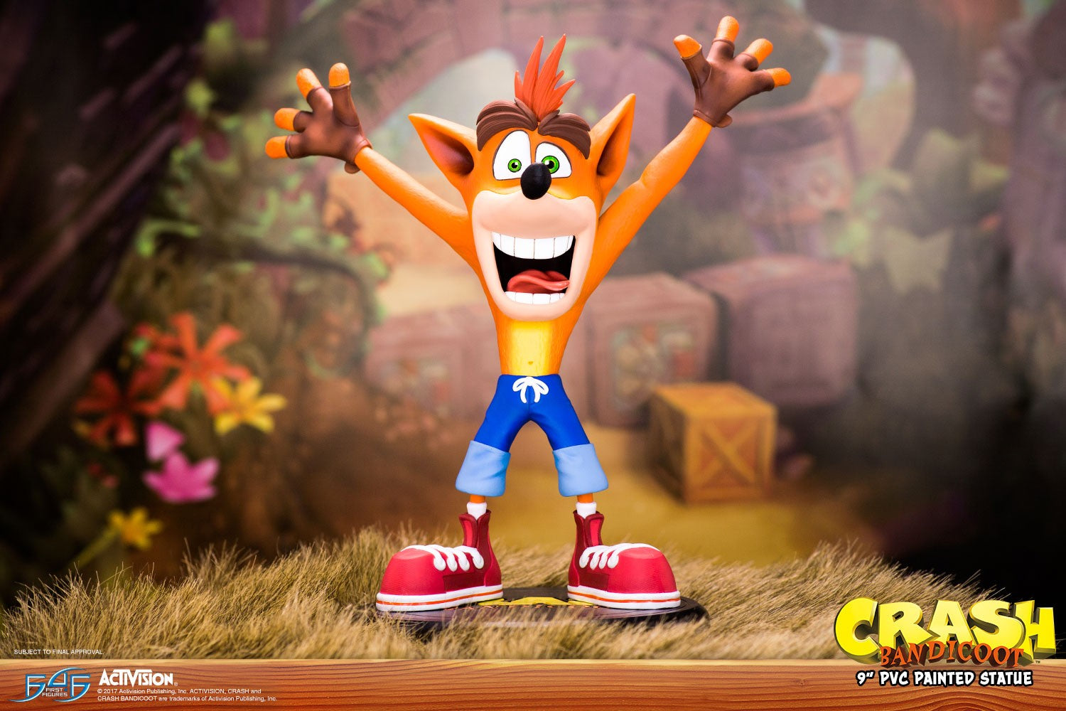 First 4 Figures: Crash Bandicoot - Crash 9 Pulgadas — Distrito Max