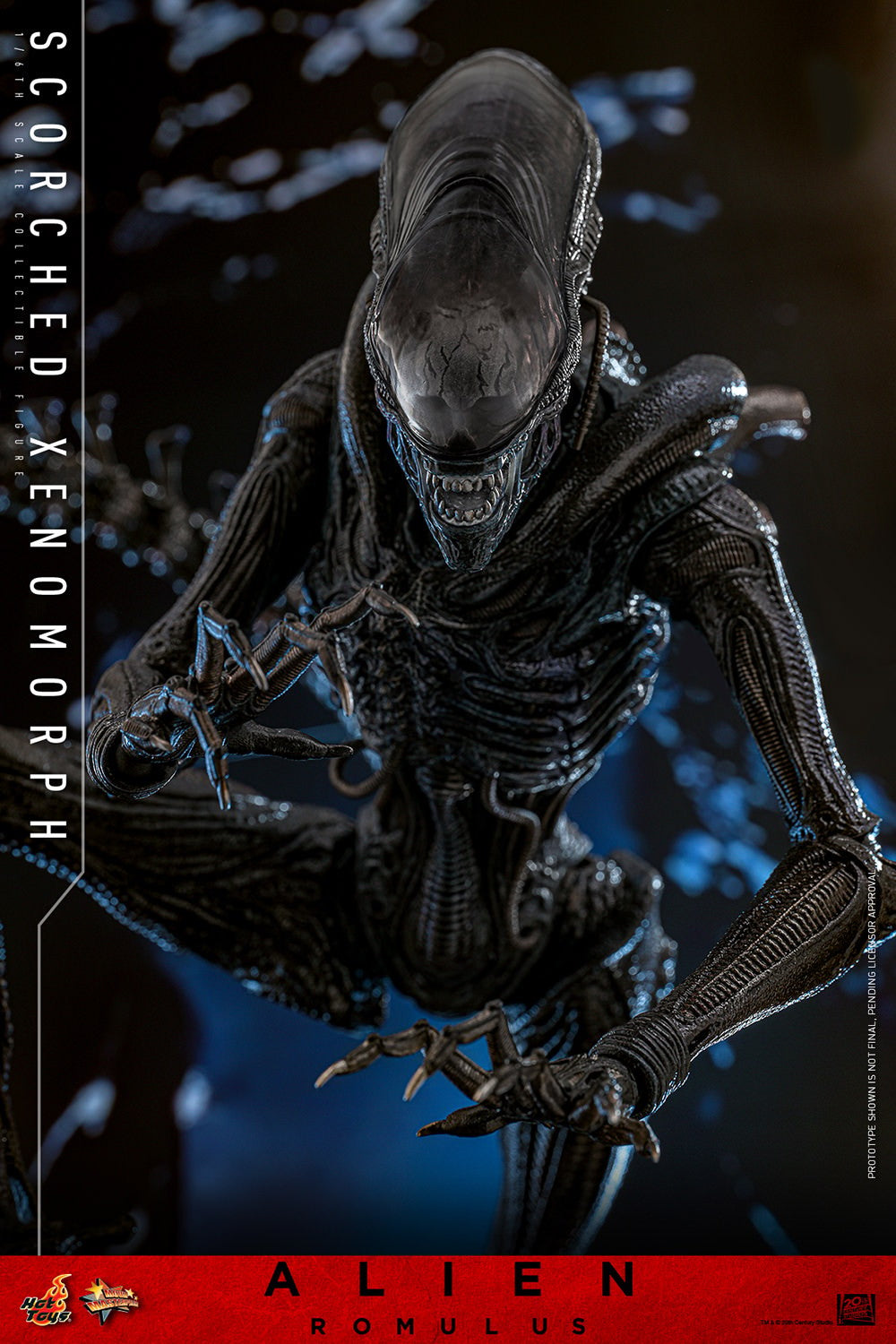 Hot Toys Movie Masterpiece Series: Alien Romulus - Scorched Xenomorph Escala 1/6