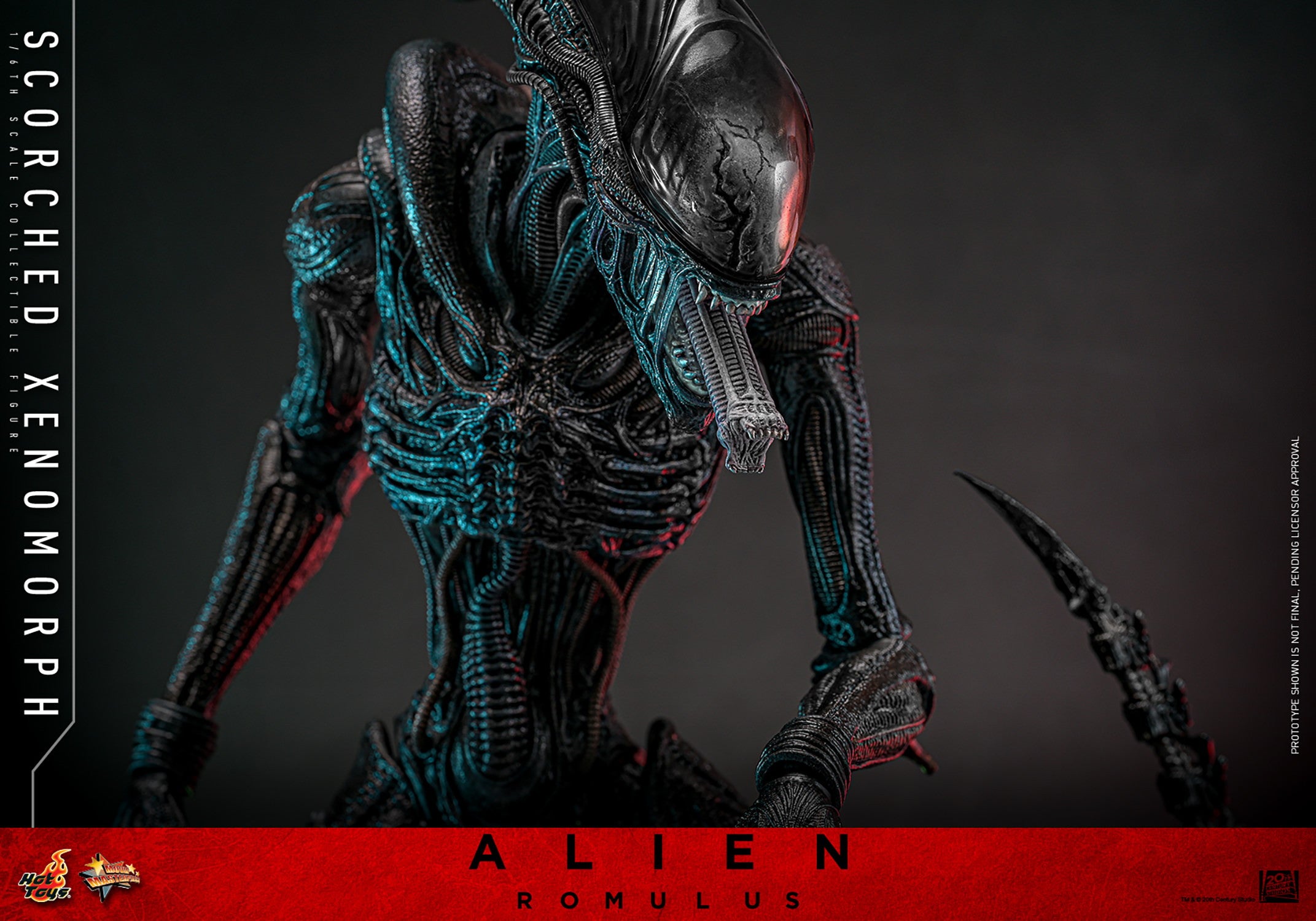 Hot Toys Movie Masterpiece Series: Alien Romulus - Scorched Xenomorph Escala 1/6