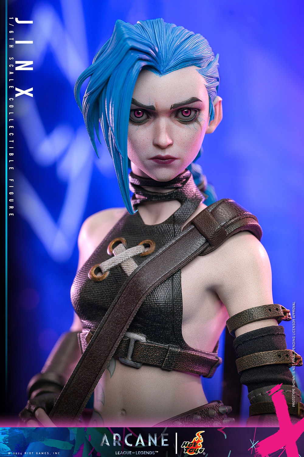 Hot Toys Video Games Masterpiece Series: Arcane League Of Legends - Jinx Escala 1/6