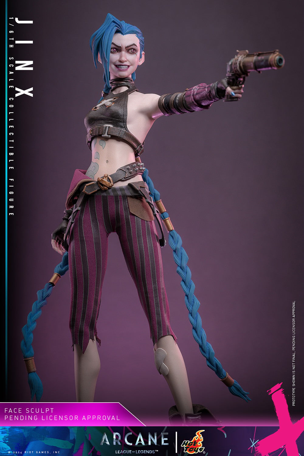 Hot Toys Video Games Masterpiece Series: Arcane League Of Legends - Jinx Escala 1/6