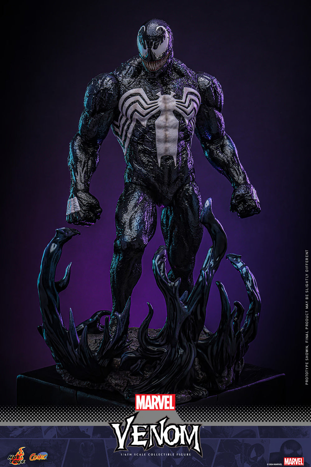 Hot Toys Comic Masterpiece Series: Marvel Comics - Venom Escala 1/6